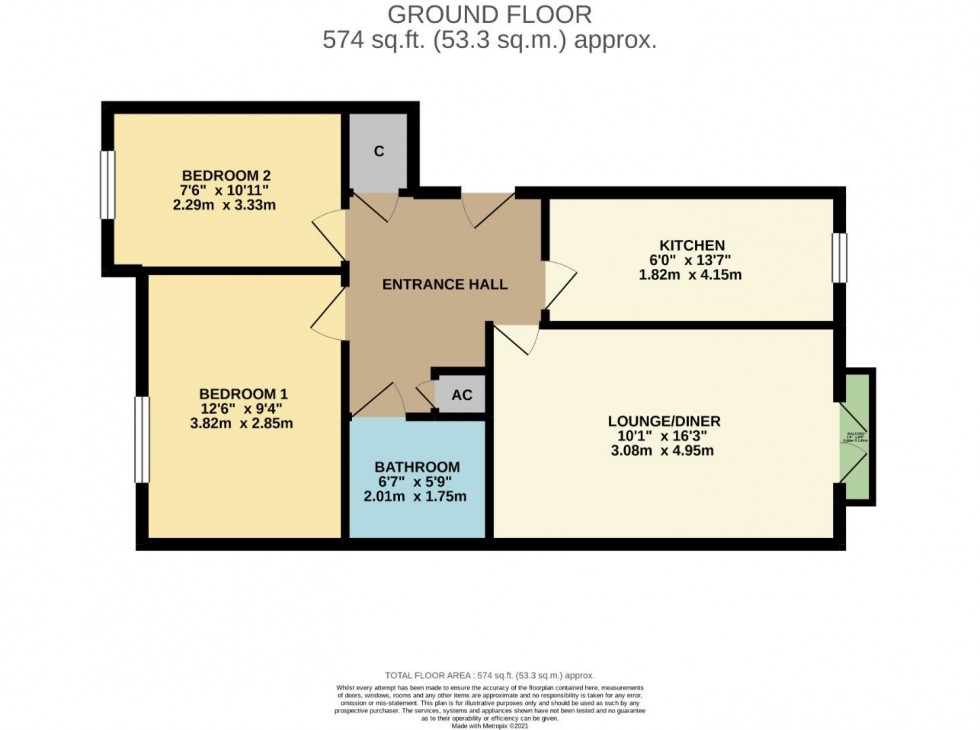 Floorplan for Balfour Close, Northampton