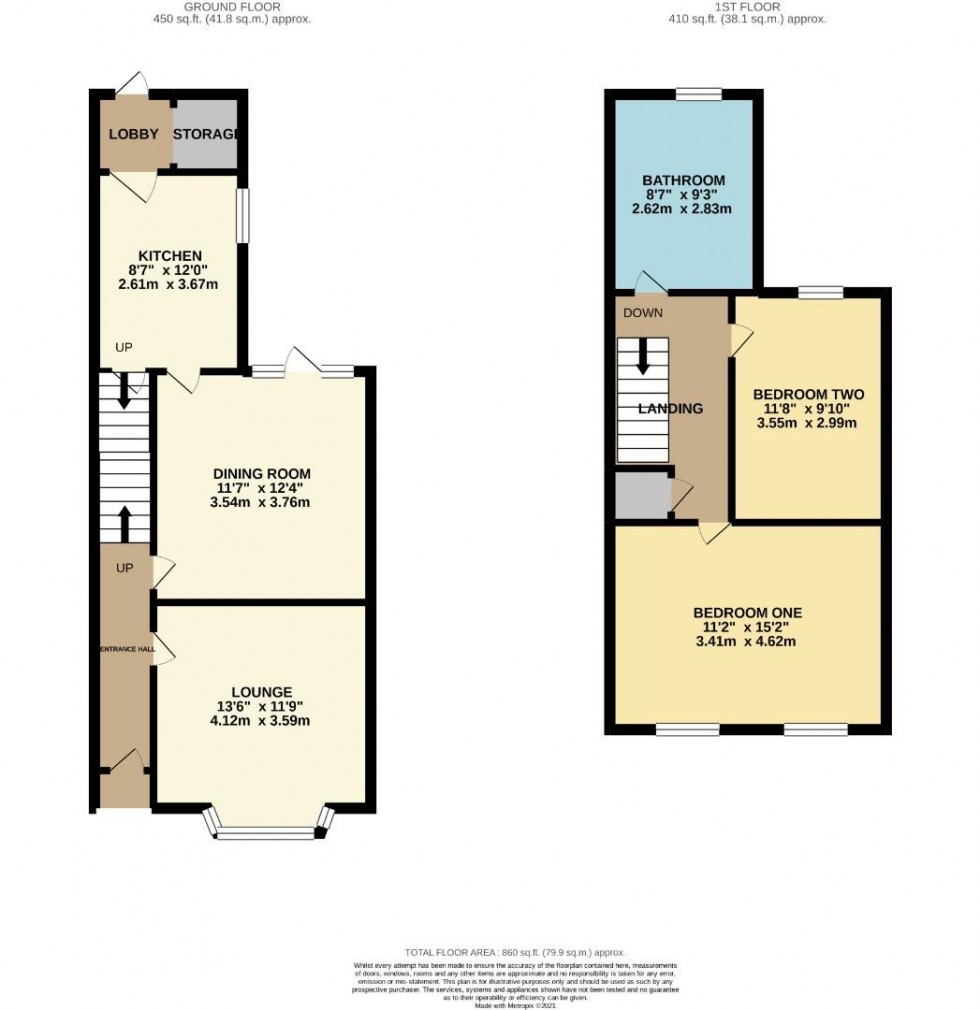 Floorplan for Bruce Street, St James