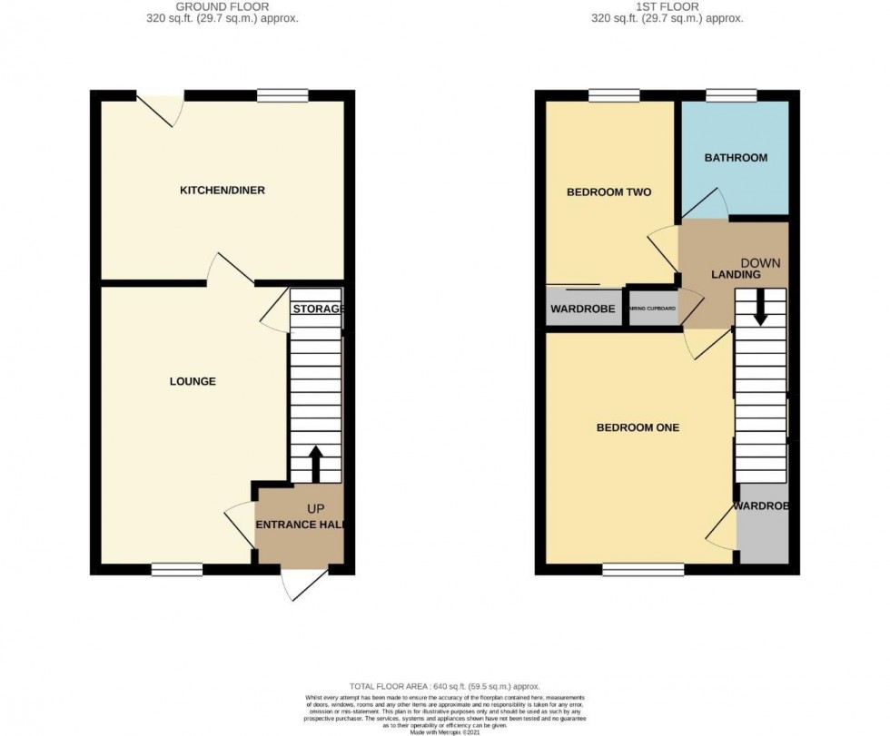 Floorplan for Chicory Drive, Boughton Vale, Rugby