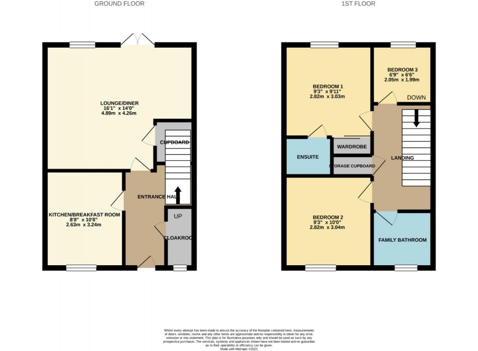 Floorplan for Rose Hill Way, Mawsley, Kettering