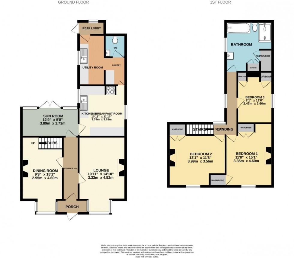 Floorplan for Cross Street, Moulton, Northampton