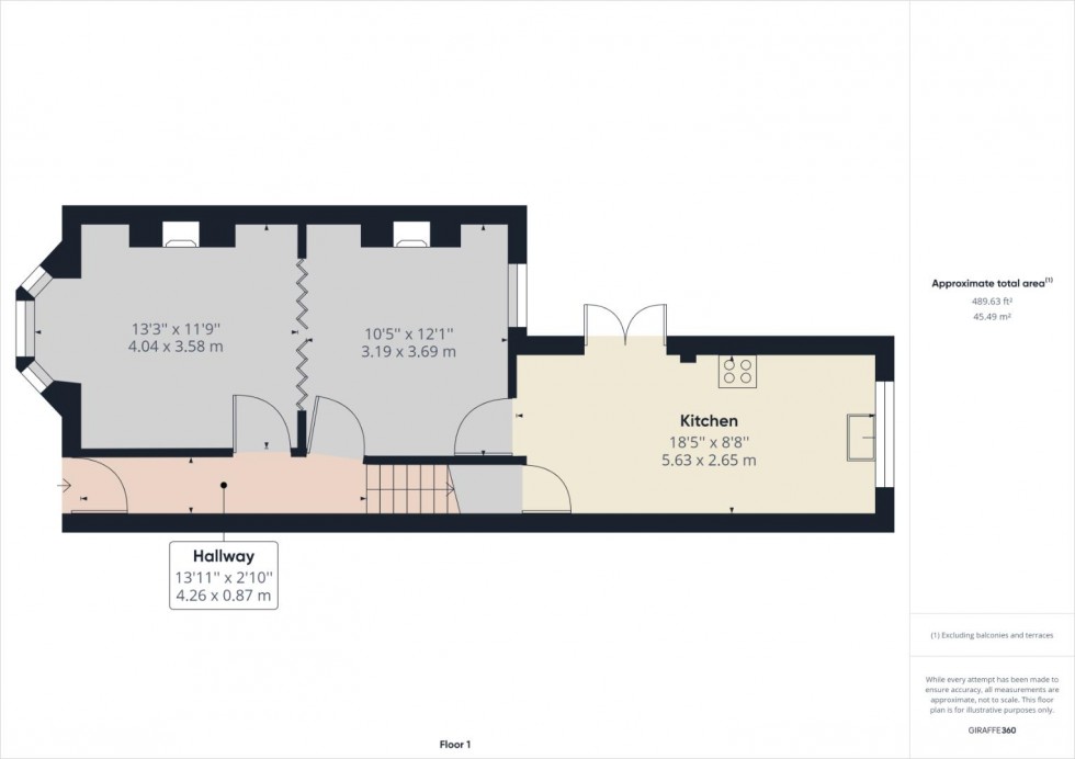 Floorplan for Cecil Road, Queens Park, Northampton