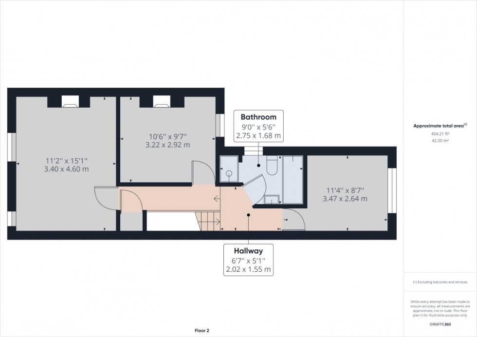 Floorplan for Cecil Road, Queens Park, Northampton