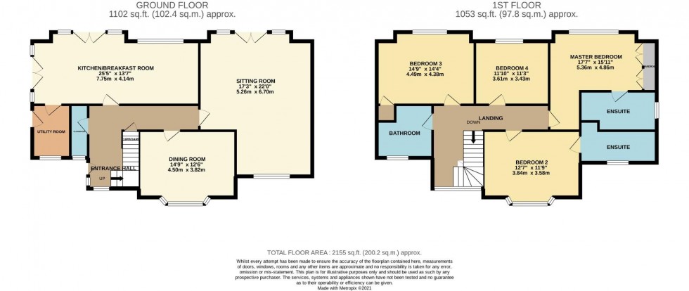 Floorplan for Berry Close, Earls Barton, Northampton