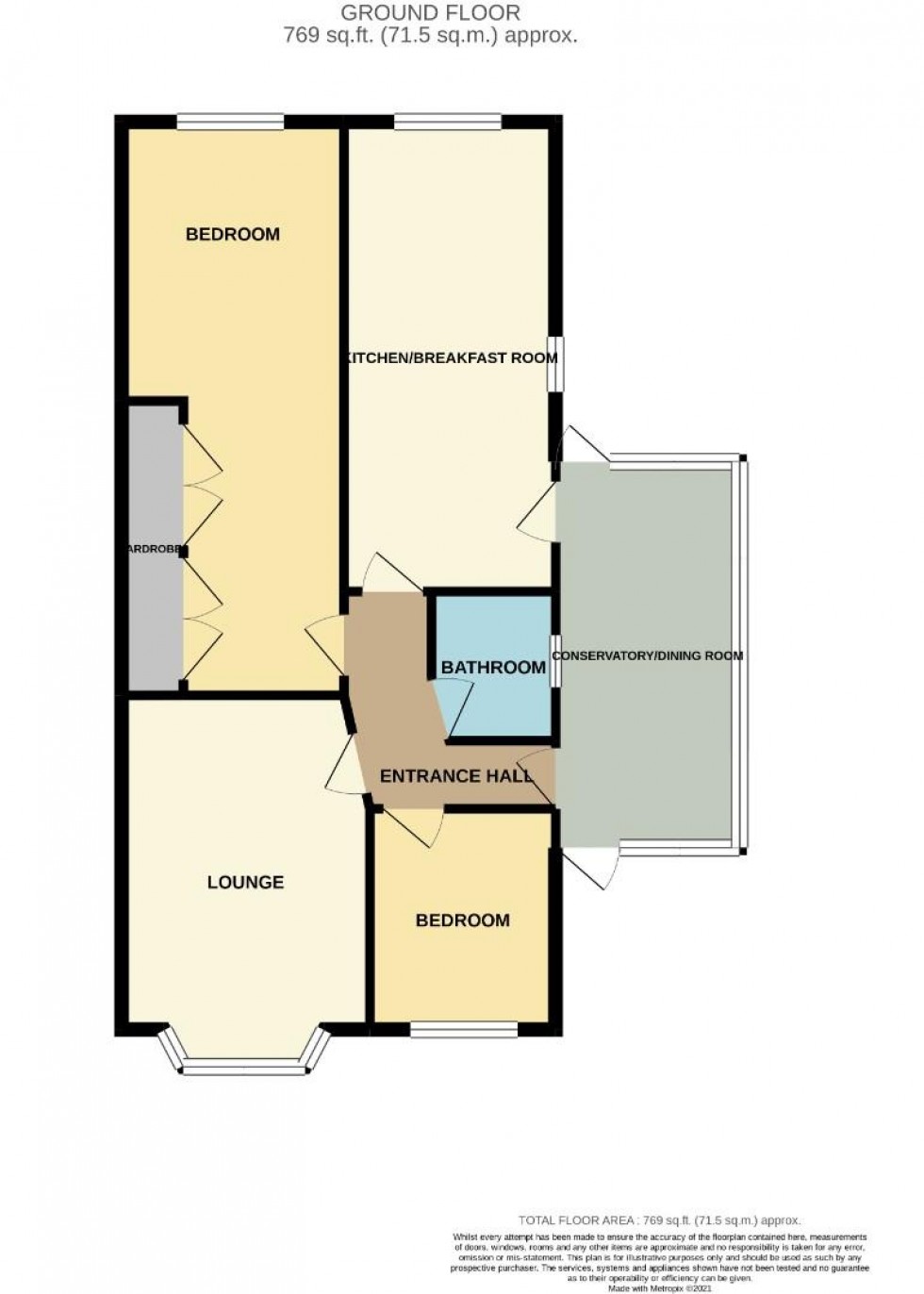 Floorplan for The Close, Roade