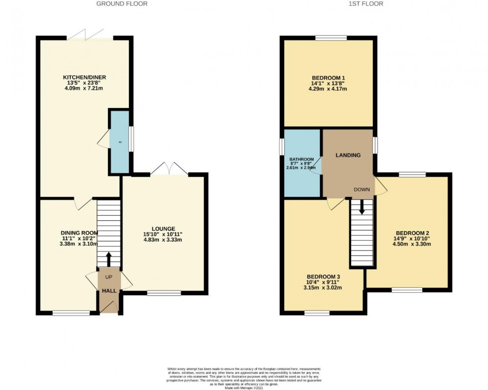 Floorplan for The Warren, Hardingstone, Northampton