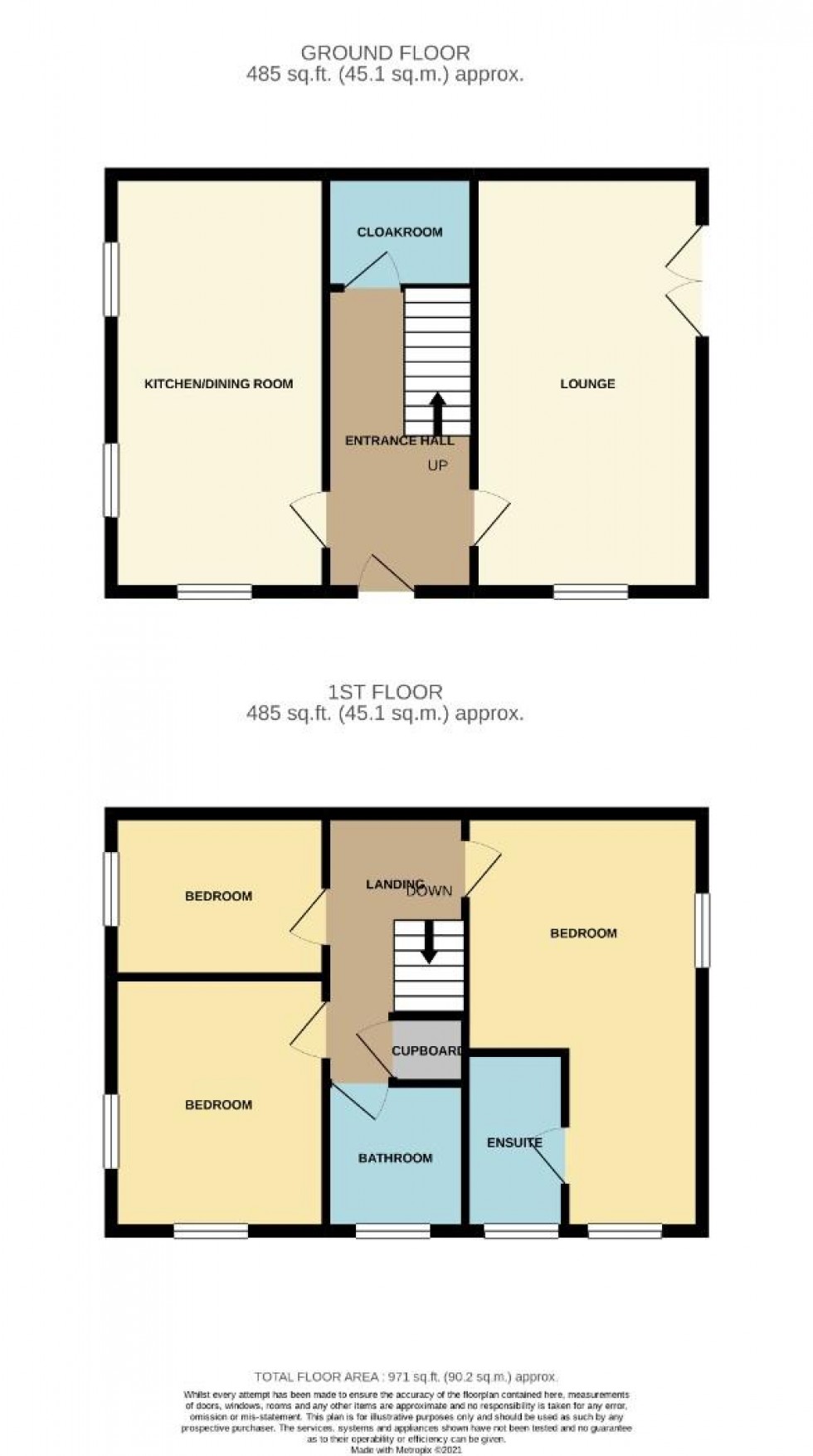 Floorplan for Northfield Way, Northampton