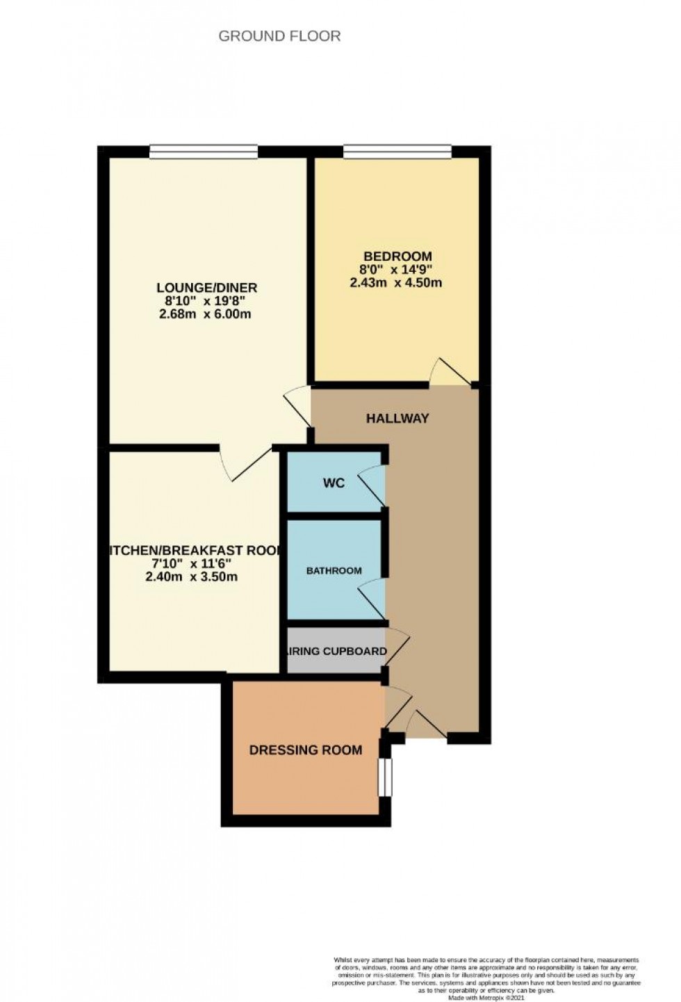 Floorplan for Galliards Court, Baronson Gardens, Northampton