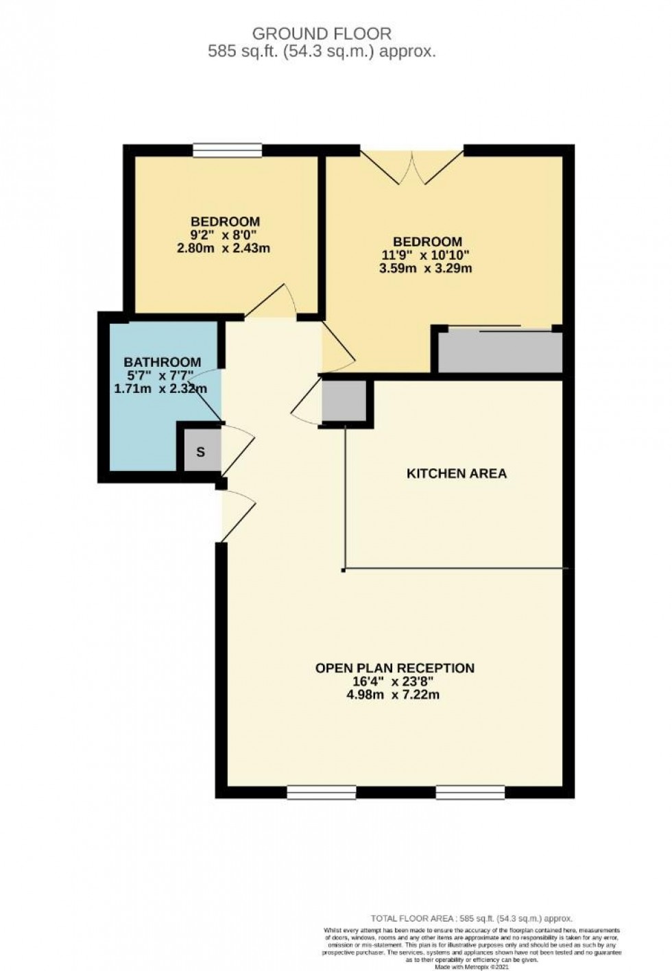 Floorplan for Johnson Court, Southbridge