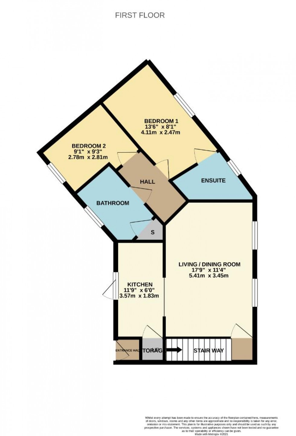 Floorplan for Rose Hill Way, Mawsley, Kettering