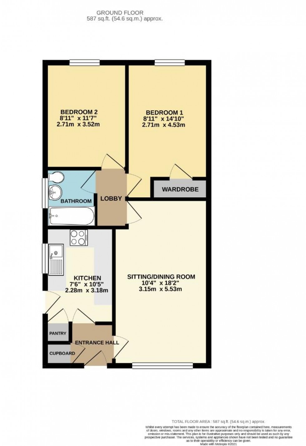 Floorplan for The Banks, Hackleton, Northampton