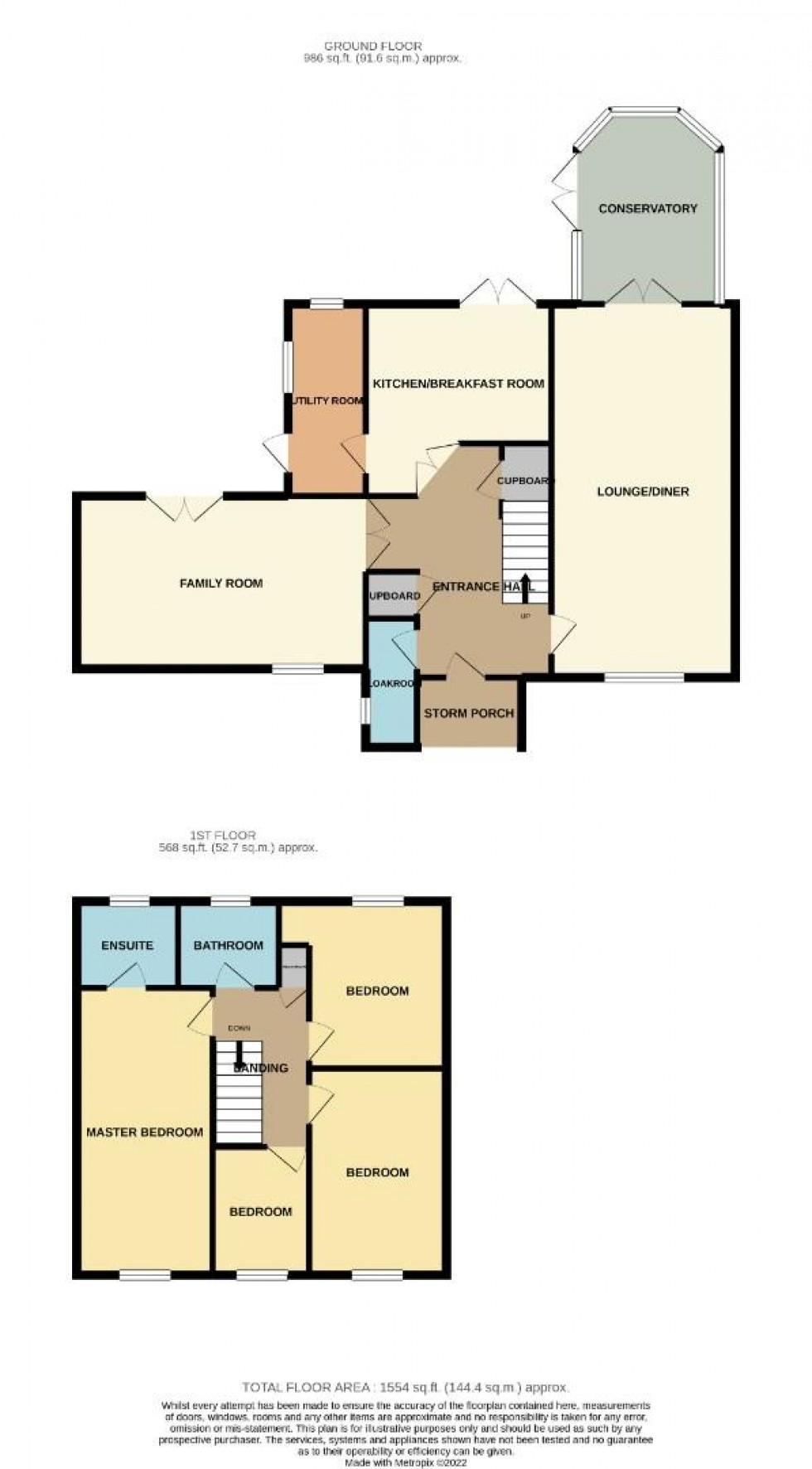 Floorplan for Delta Way, Northampton