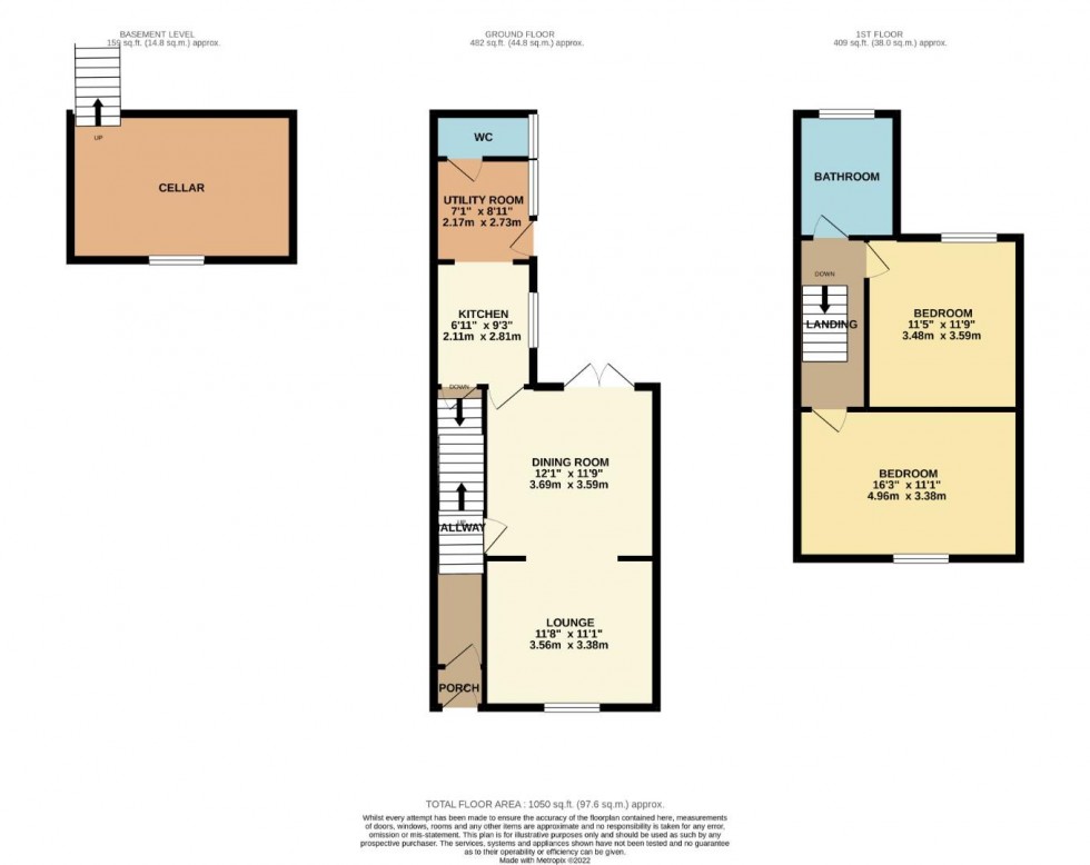 Floorplan for Victoria Street, Earls Barton, Northampton