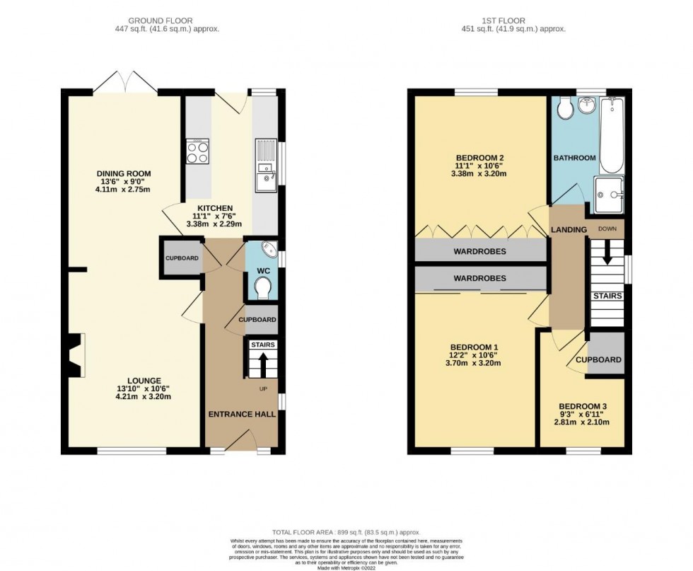 Floorplan for Beaumont Drive, Cherry Lodge, Northampton