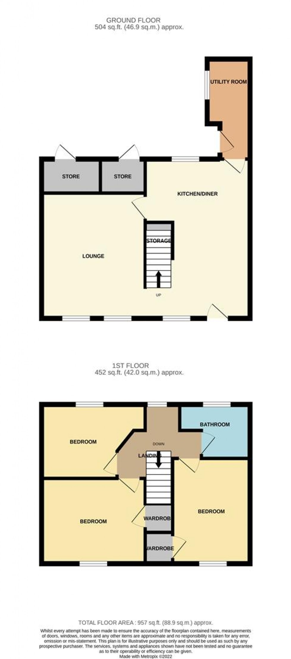 Floorplan for Salcey Avenue, Hartwell, Northampton