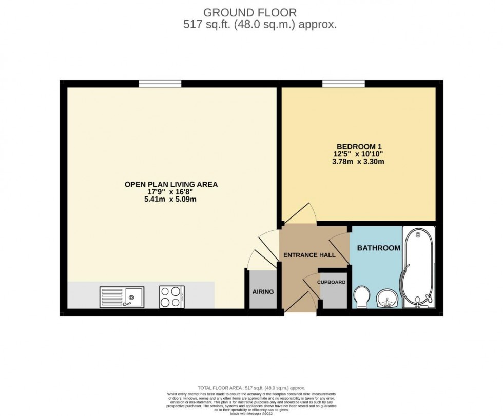 Floorplan for Broad Street, Northampton