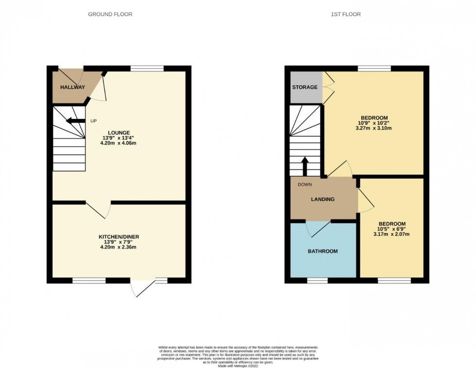 Floorplan for Worcester Close, Northampton