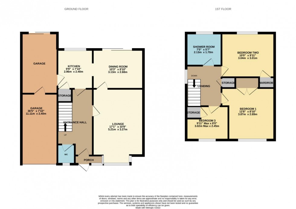 Floorplan for Woodrush Way, Moulton, Northampton