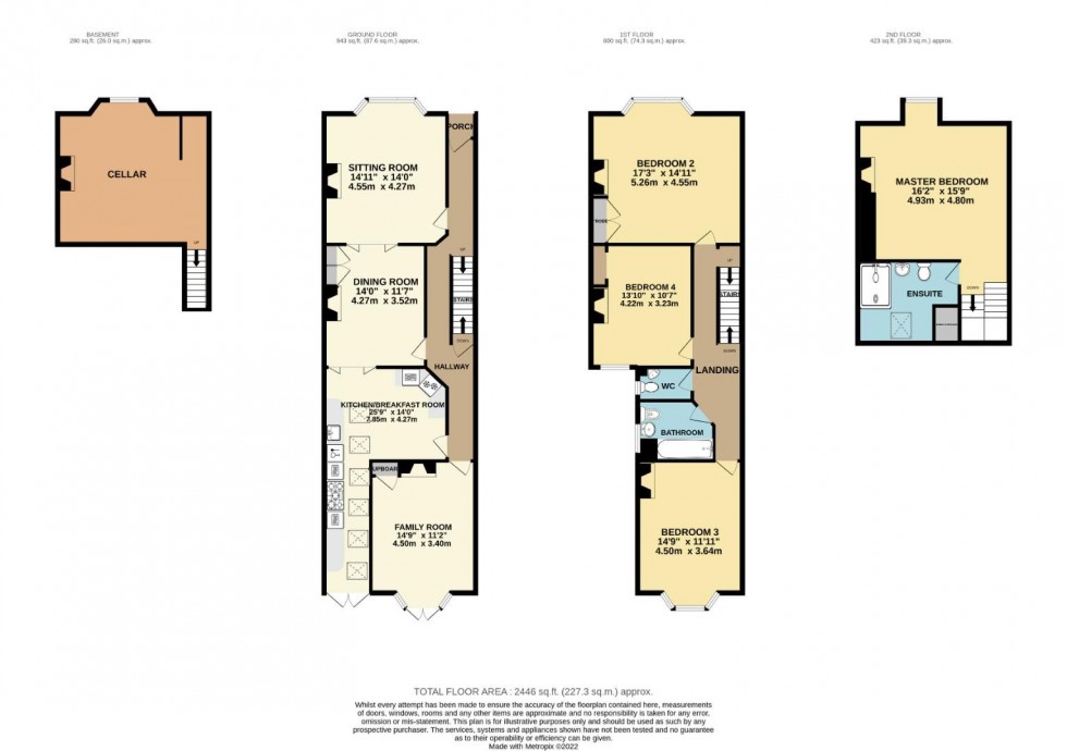 Floorplan for Colwyn Road, The Mounts, Northampton