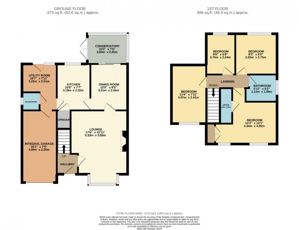 Floorplan for Limefields Way, East Hunsbury