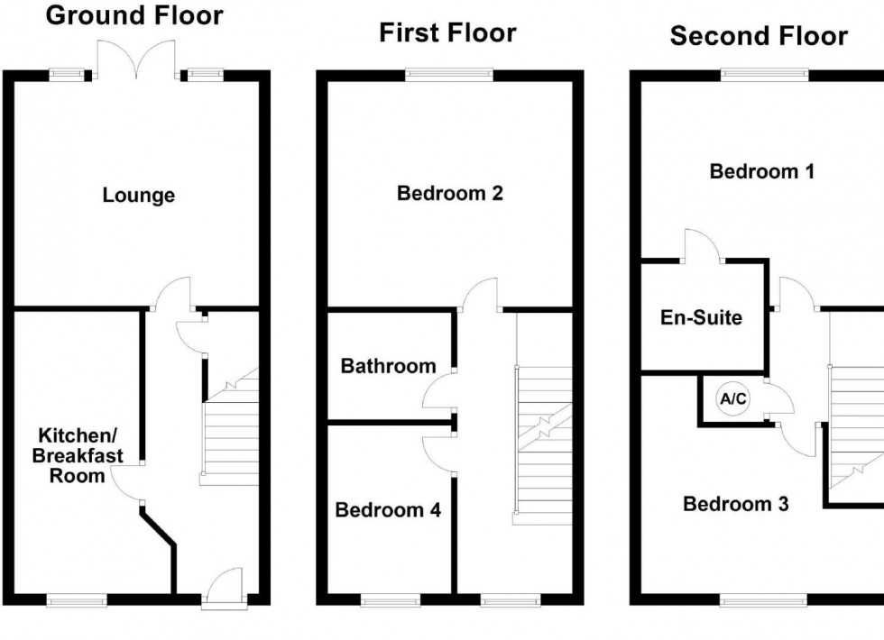 Floorplan for Damselfly Road, Northampton