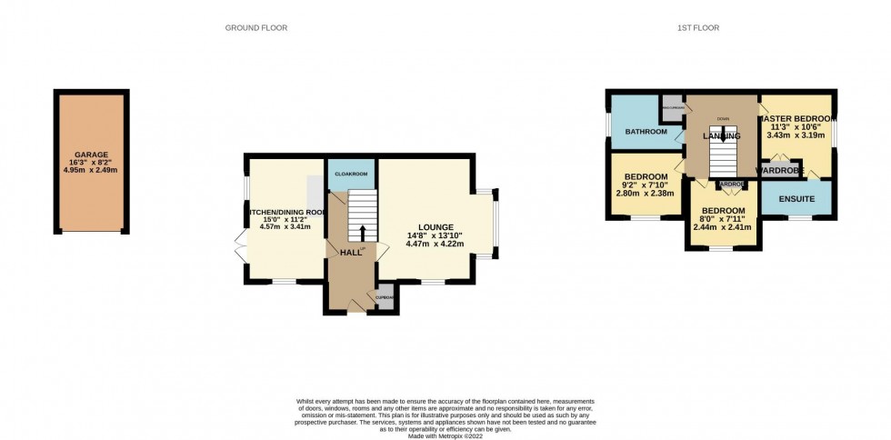 Floorplan for Watts Close, Cogenhoe, Northampton