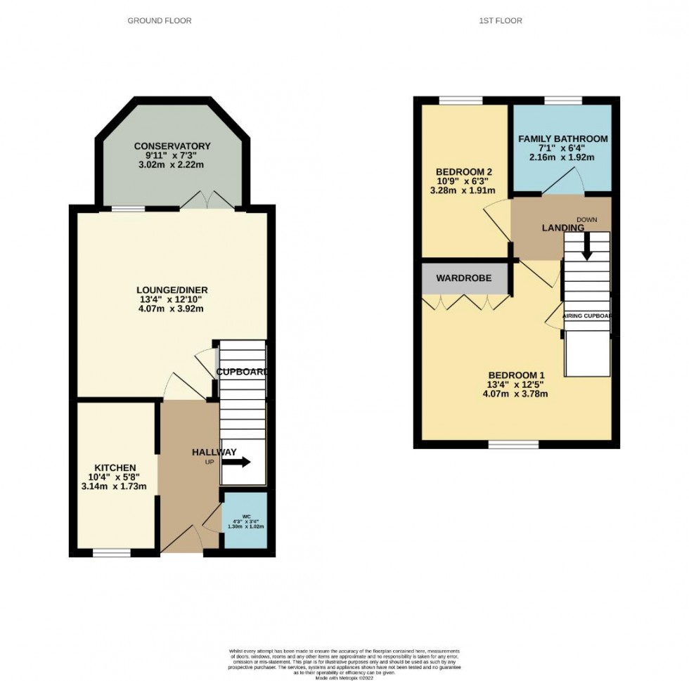 Floorplan for Hawthorn Avenue, Mawsley Village