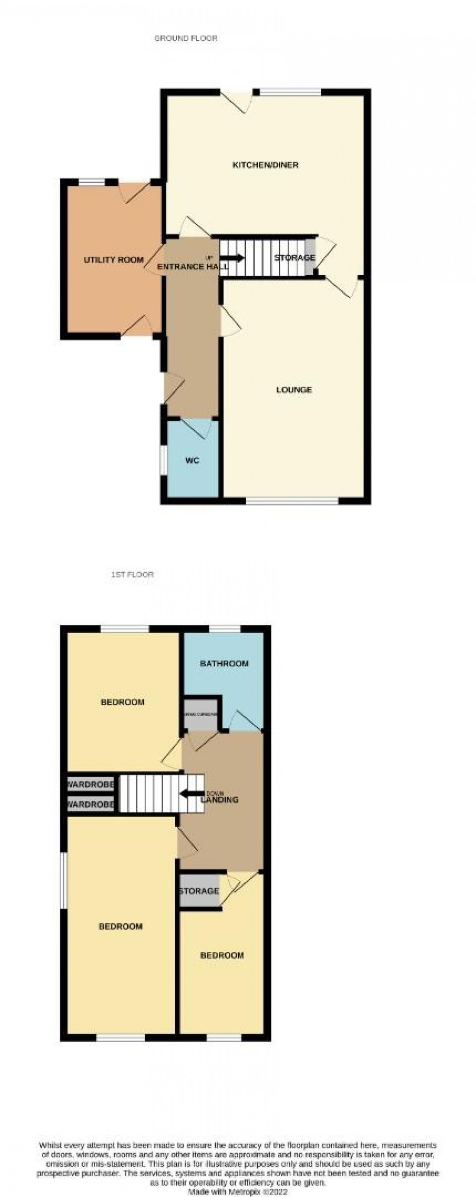 Floorplan for 6 Bailey Brooks Close, Roade