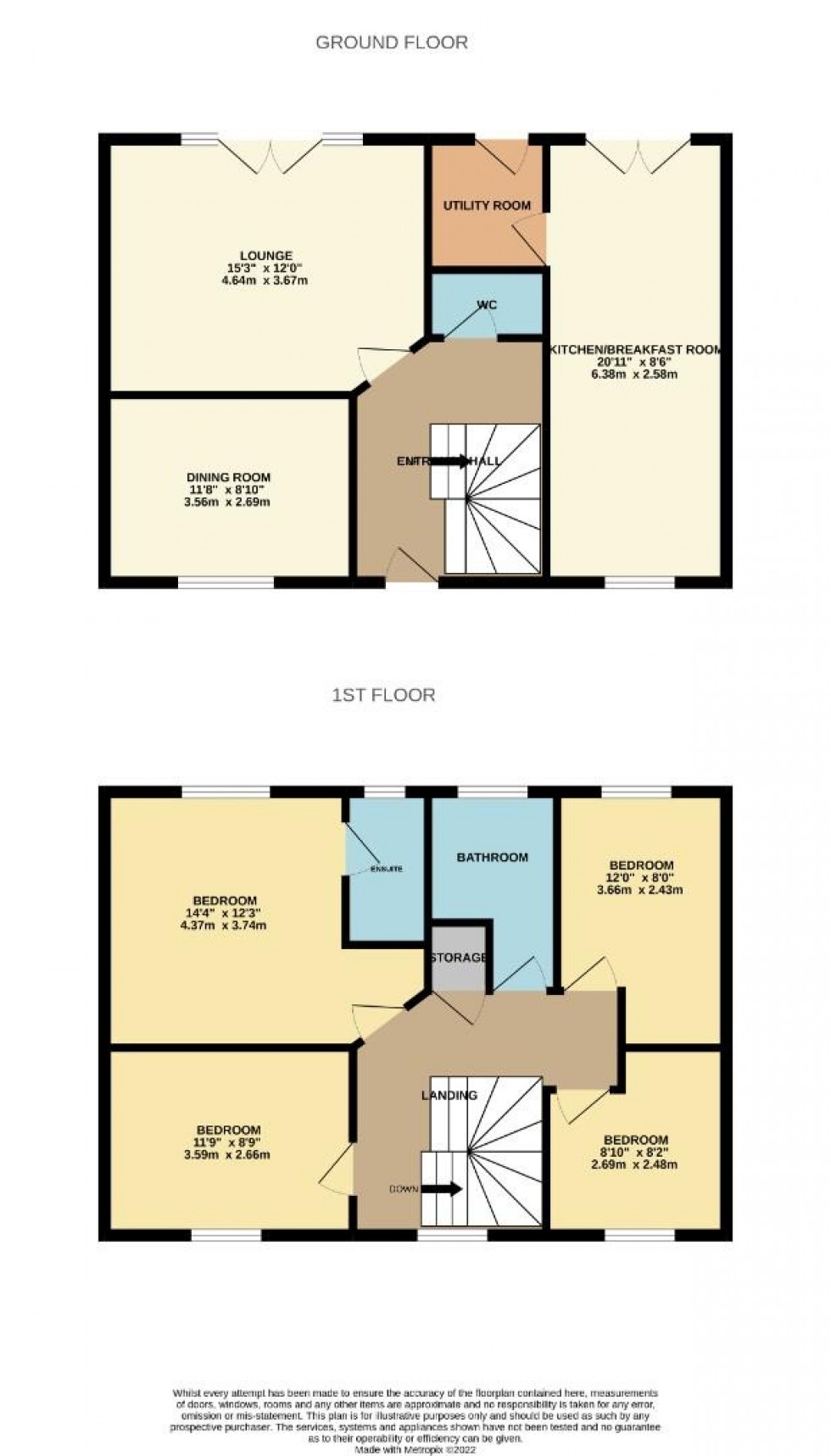 Floorplan for Plating Way, Roade, Northampton