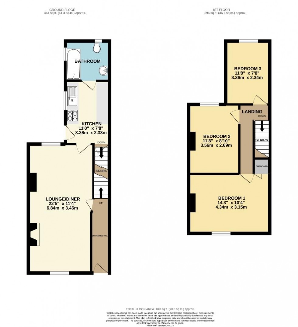 Floorplan for Lower Adelaide Street, Northampton