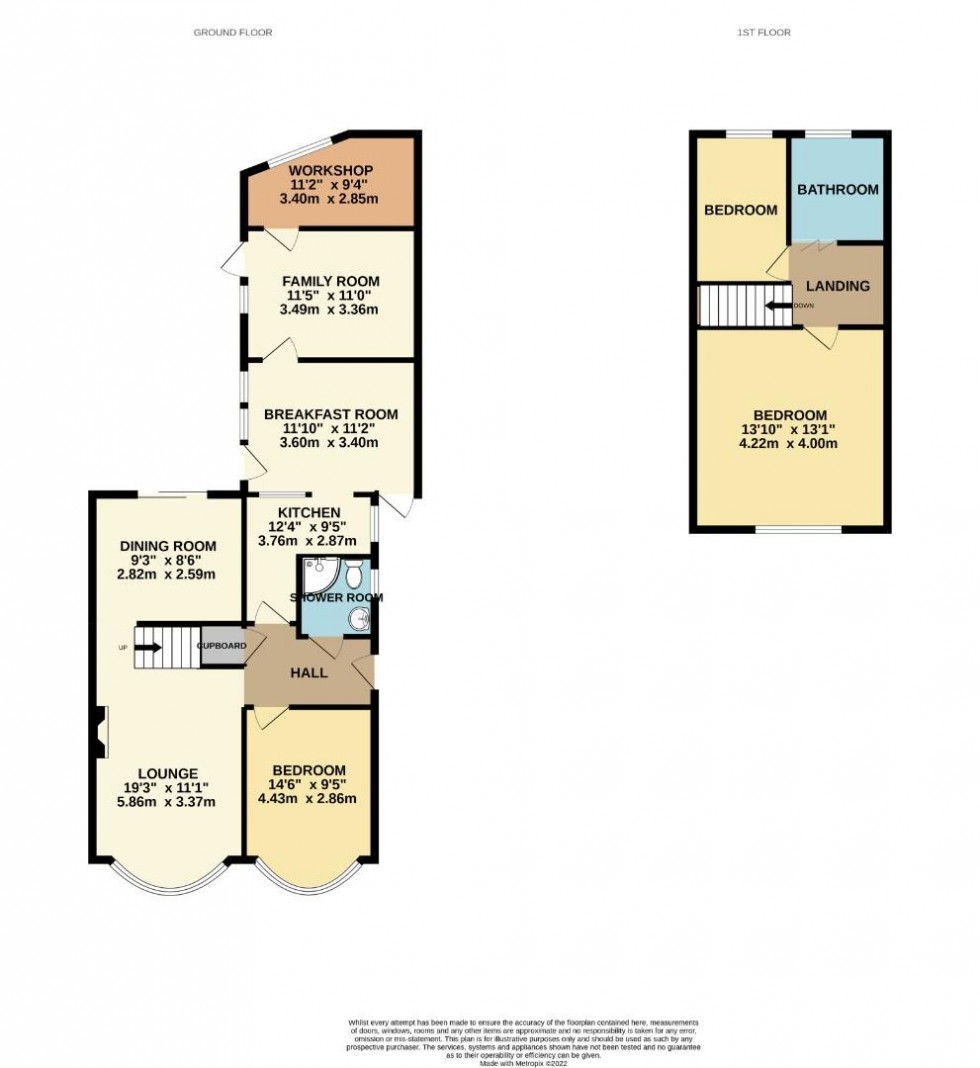 Floorplan for Woodland Avenue, Overstone, Northampton