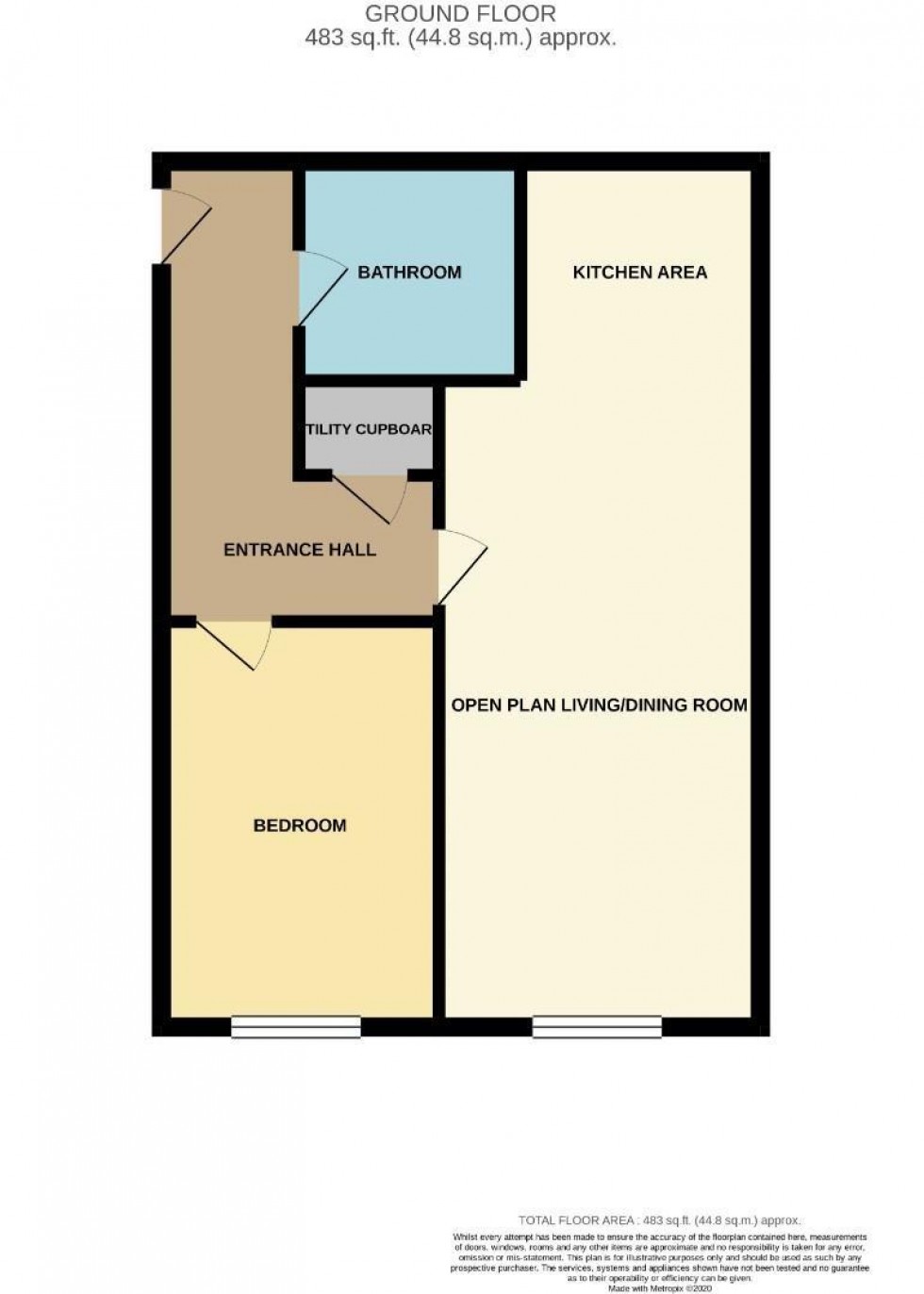 Floorplan for Hazelwood Road, Town Centre