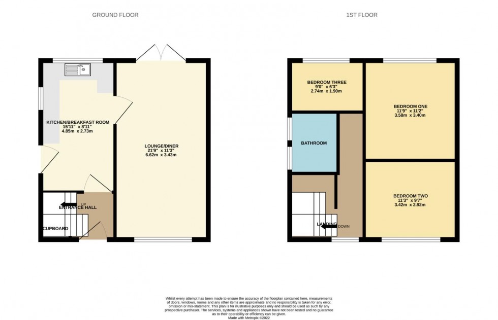 Floorplan for Drydale Avenue, Northampton