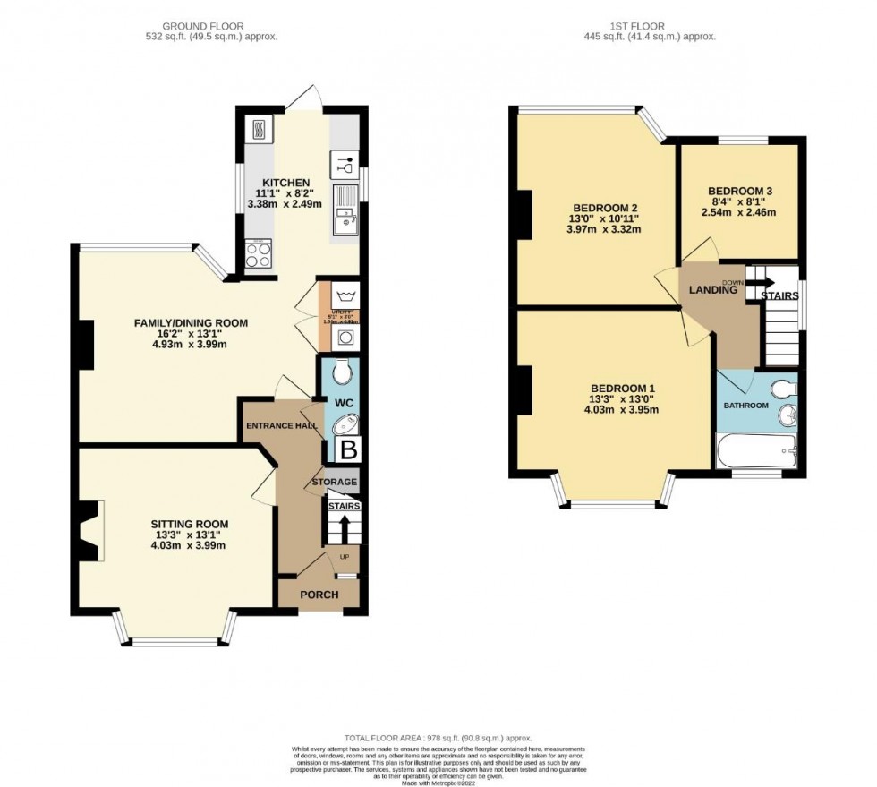 Floorplan for Thorpe Road, Far Cotton, Northampton