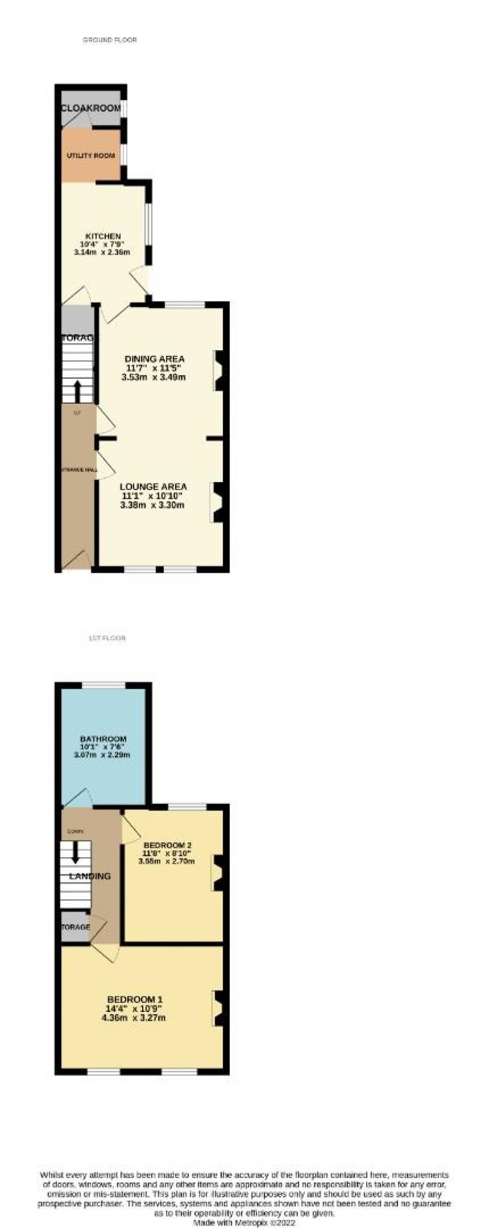 Floorplan for Abbey Road, Northampton