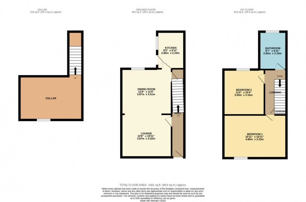 Floorplan for Wellingborough Road, Earls Barton, Northampton