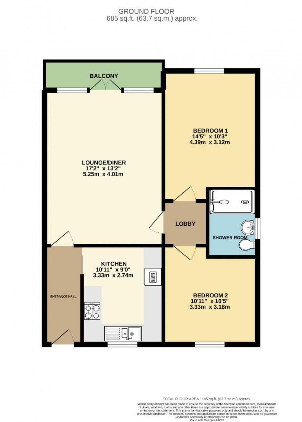 Floorplan for Wellingborough Road, Abington, Northampton