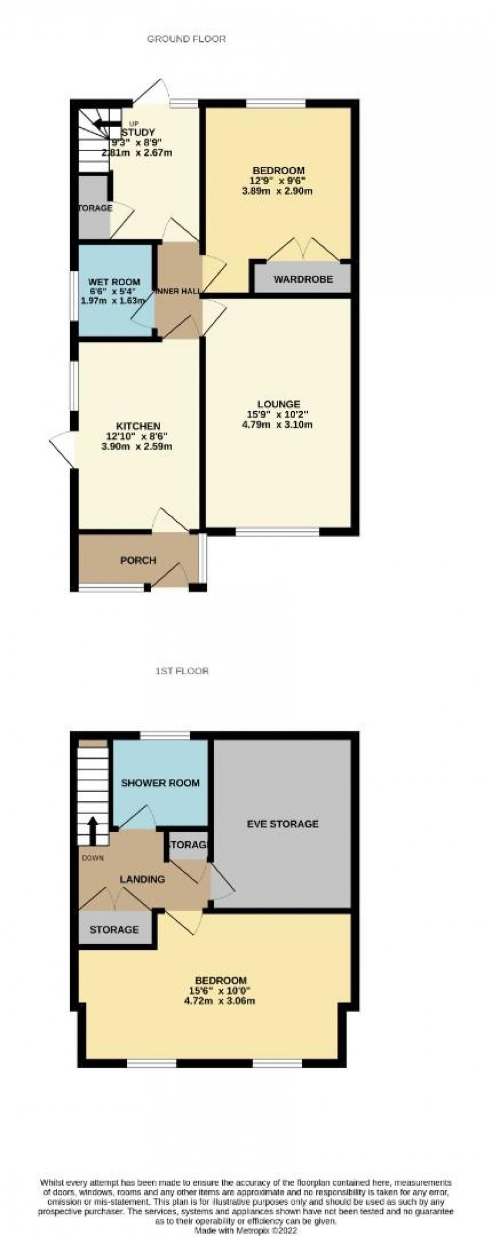 Floorplan for Tithe Way, Roade, Northampton