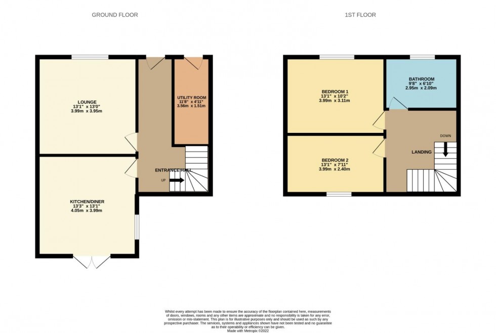 Floorplan for Park Crescent West, Northampton