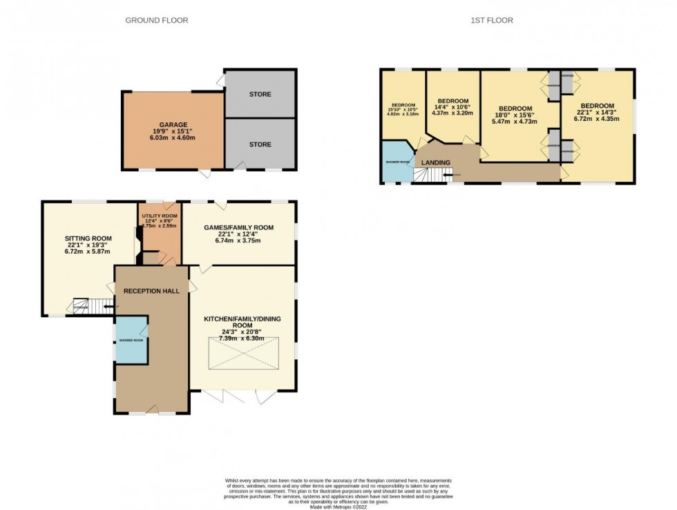 Floorplan for Lamport Grange, Hanging Houghton, Northampton