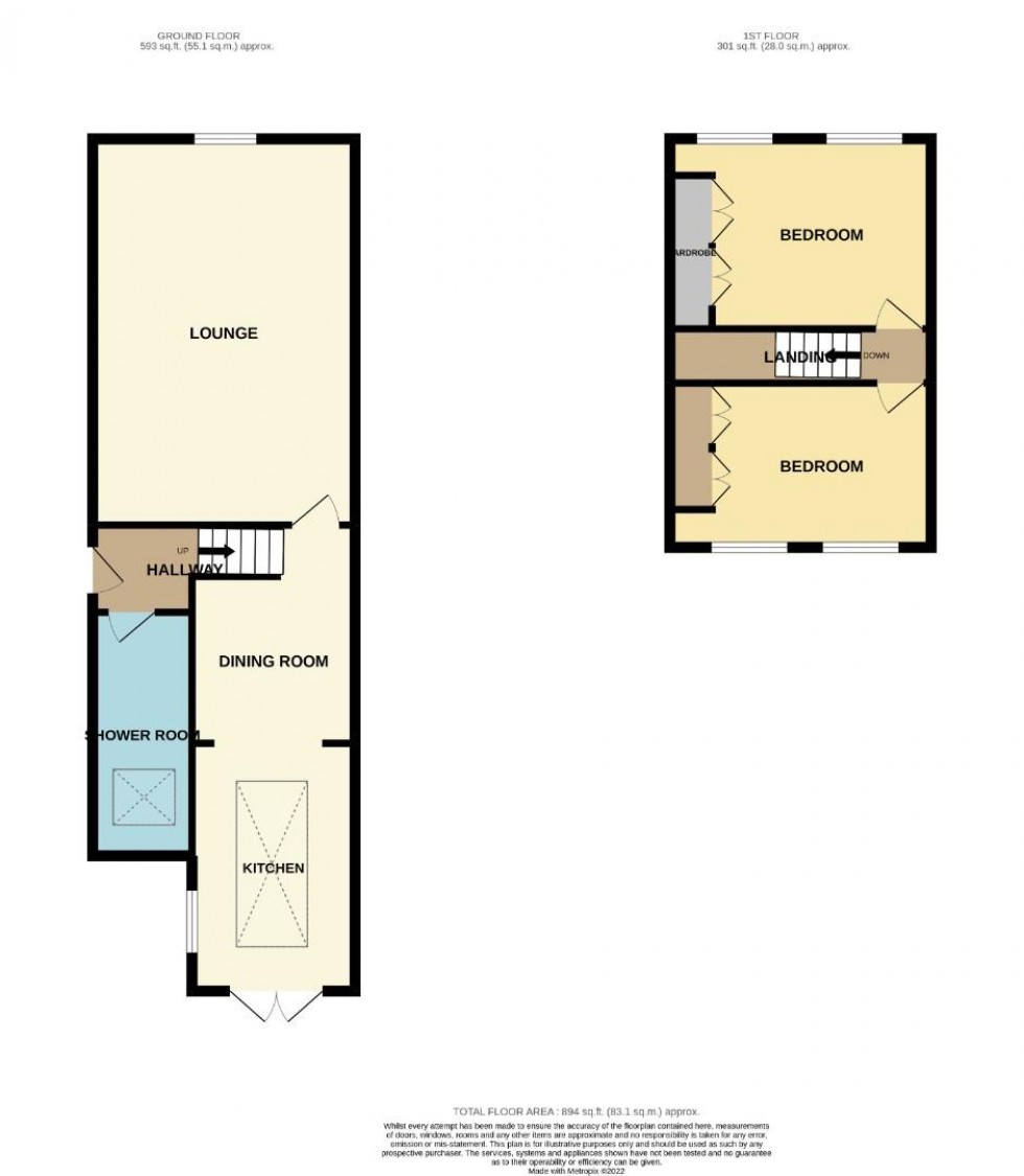 Floorplan for Elizabeth Way, Earls Barton, Northampton