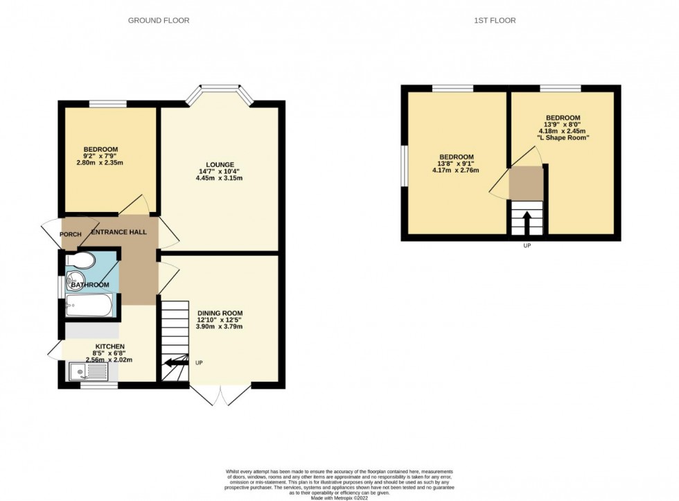 Floorplan for Bretton Close, Duston, Northampton