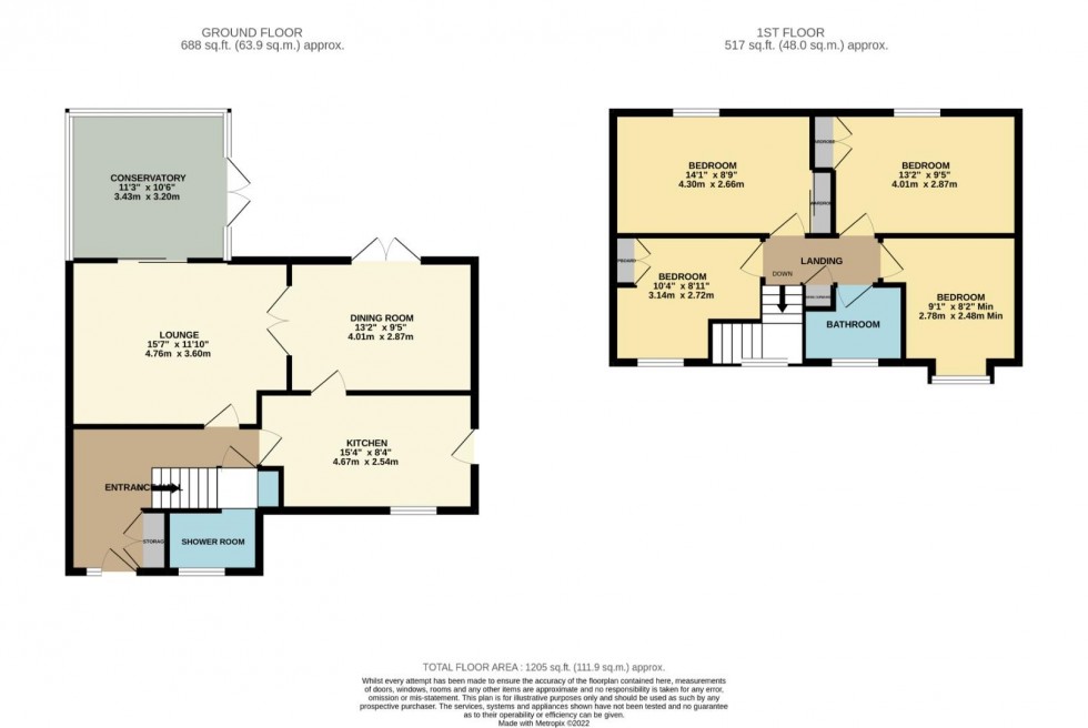 Floorplan for Brackenborough, Brixworth, Northampton