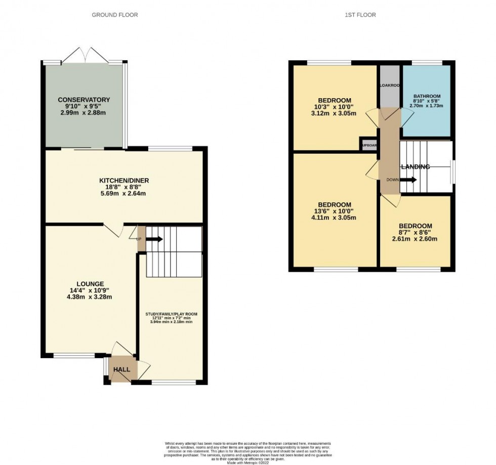 Floorplan for Dairy Close, Brixworth
