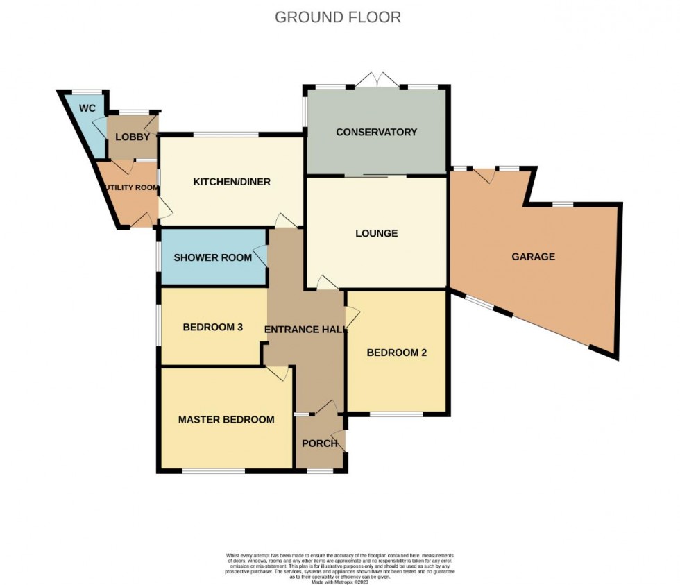 Floorplan for Tarrant Close, Moulton