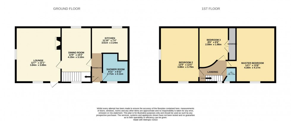 Floorplan for Cross Street, Moulton, Northampton
