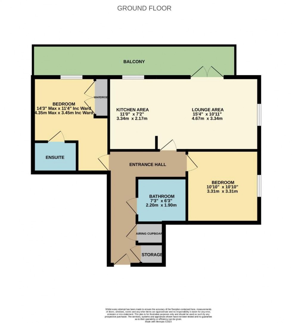 Floorplan for Strobel Drive, Upton, Northampton