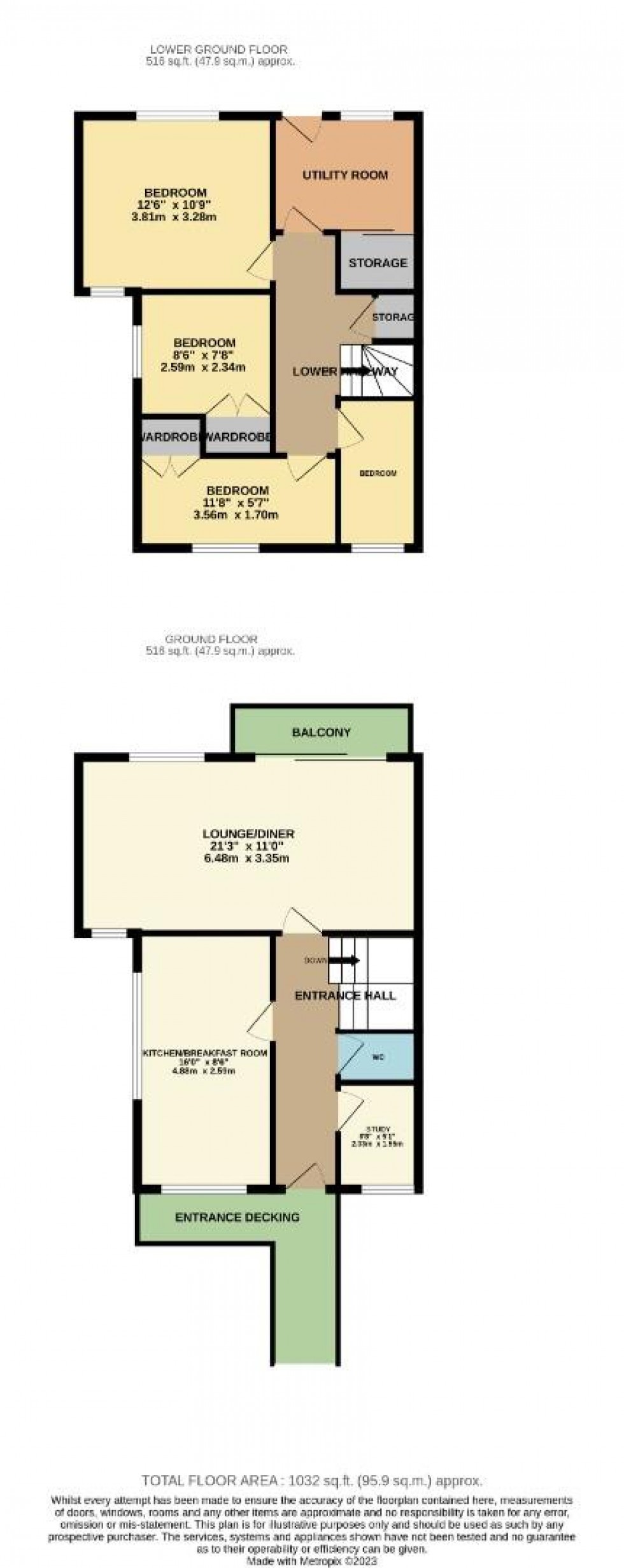 Floorplan for Hartwell Road, Roade, Northampton