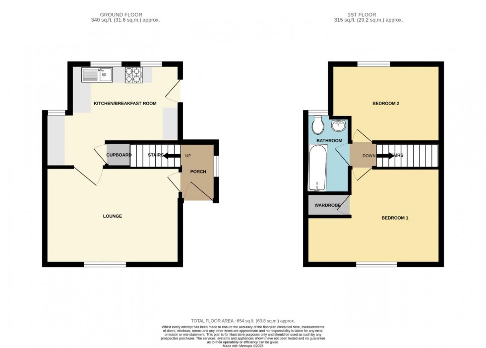 Floorplan for Carlton Gardens, Kingsley, Northampton