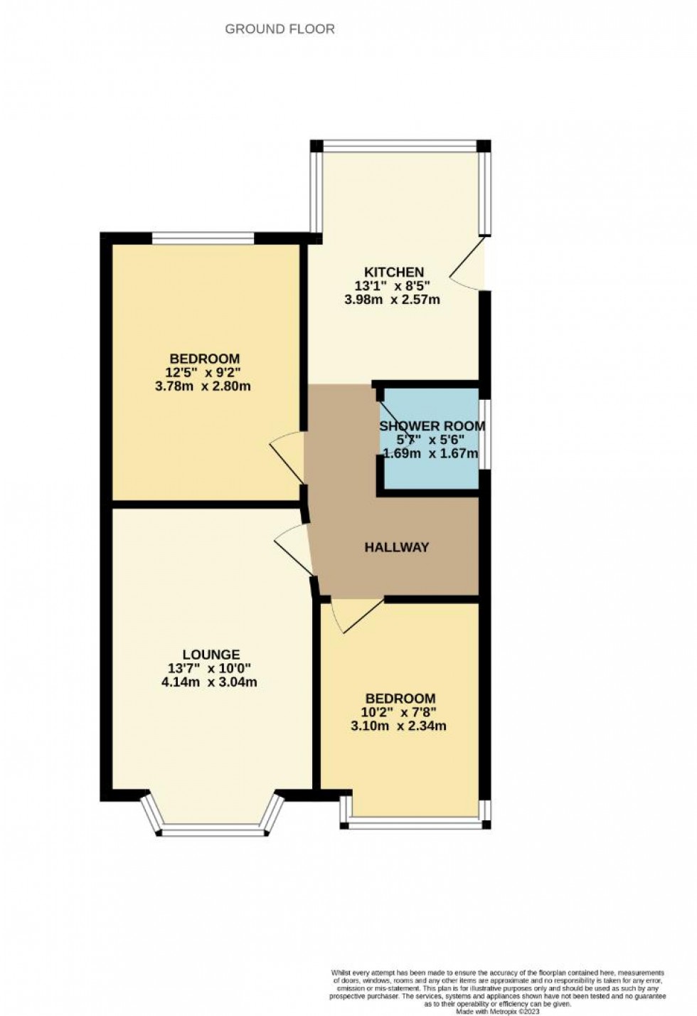 Floorplan for Franklin Crescent, Northampton